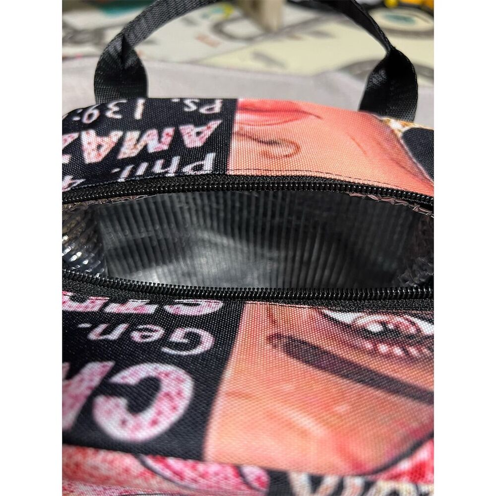 African Lady Insulated Lunch Bag Multicolor Empowering Theme - Picture 12 of 13